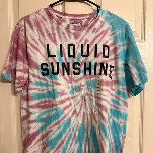 Unisex Medium Tie-Dye 'Liquid Sunshie' T-Shirt
